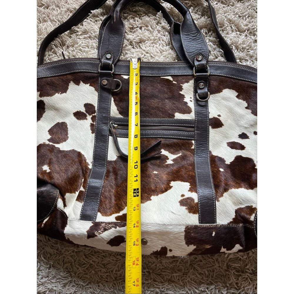 Cavalcanti Cowhide Leather Made in Italy Large tote duffel bag - Picture 11 of 16